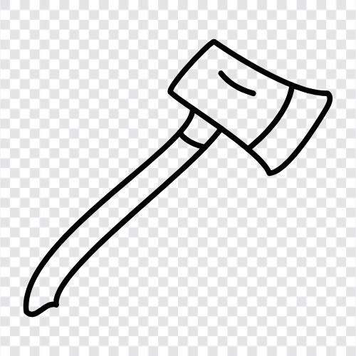 axes, tool, hand axes, chopping axe icon svg