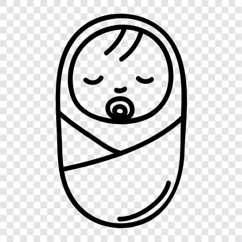 Baby, Babys, kleines Baby, kleine Kinder symbol