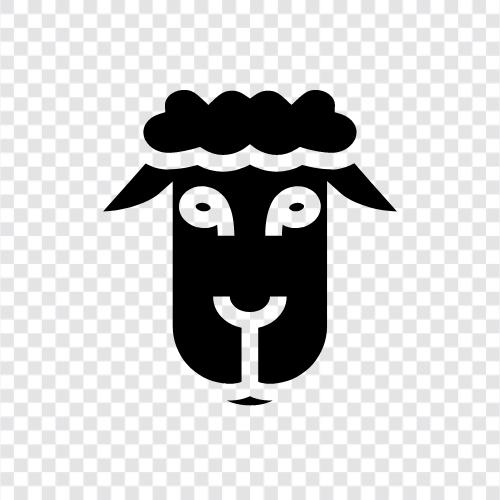 baby goat, kids, animals, farming icon svg