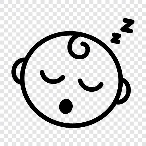 Baby Schlafmuster, Baby Schlaftraining, Baby Schlafentzug, Baby Schlafstörungen symbol
