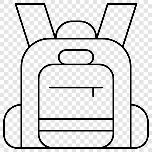 zurück zur Schule, zurück zu Schulbedarf, Schulbedarf, Schultasche symbol