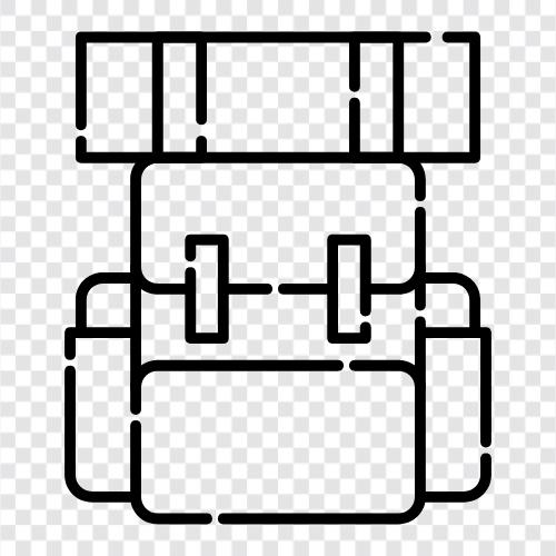 Sırt çantası, Hiking Çanta, Açık Dişli, Camping ikon svg