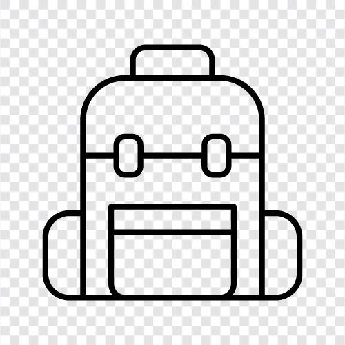 backpacker, backpacking, hiking, camping icon svg