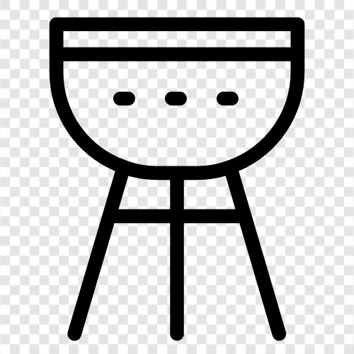 backyard, grill, smoker, bbq icon svg