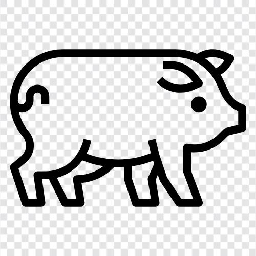 Bacon, Ham, Sausage, Lettuce icon svg