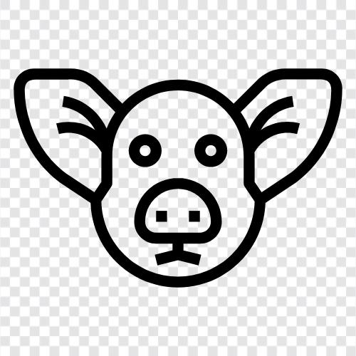 Bacon, Ham, Sausage, Pork icon svg