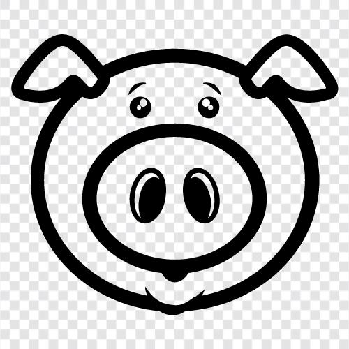 bacon, ham, sausage, pork icon svg