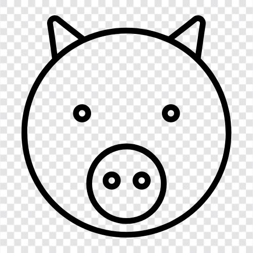 bacon, ham, sausage, pork icon svg