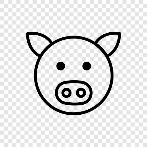 bacon, pork, ham, sausage icon svg