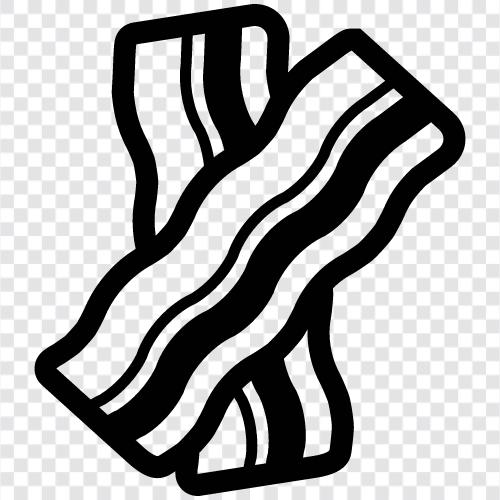 pastırma, bacon ikon svg