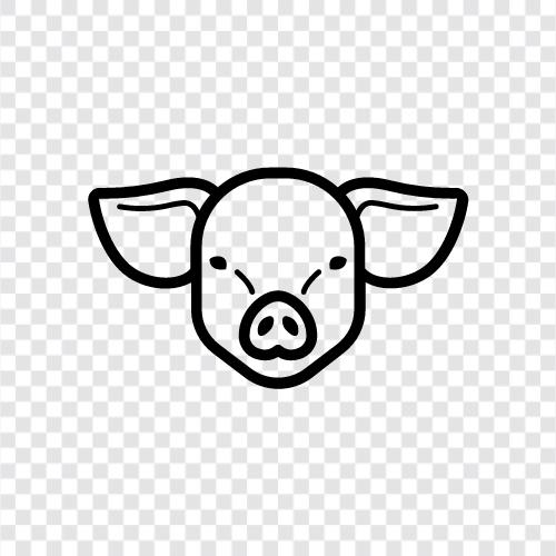 bacon, pork, ham, sausage icon svg