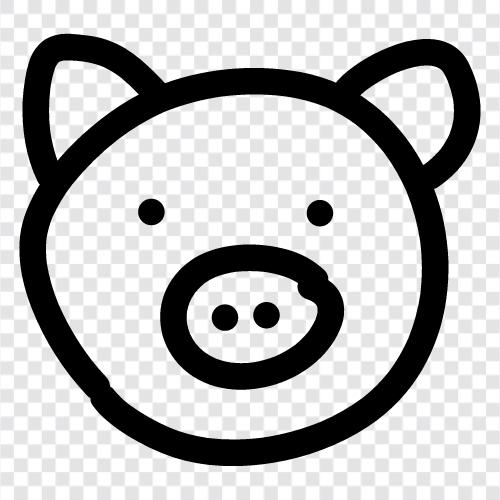 pastırma, pork, ham, bacon ikon svg