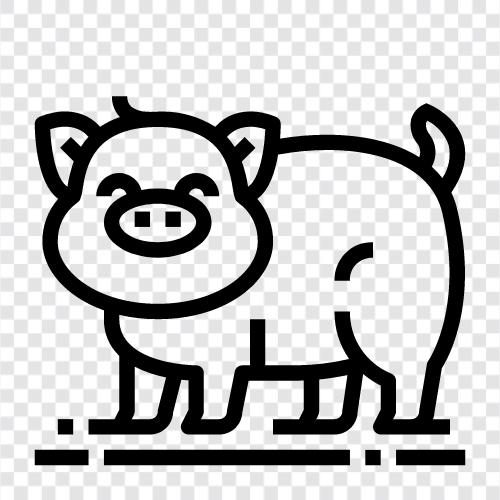 bacon, ham, sausage, pork icon svg