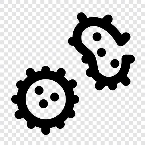 bakteri ikon svg