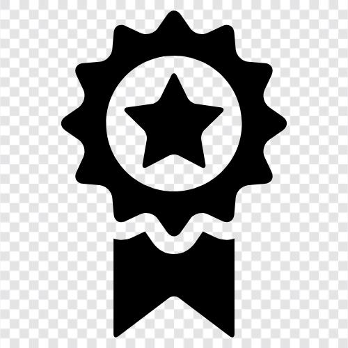 badges, awards, recognition, honor icon svg