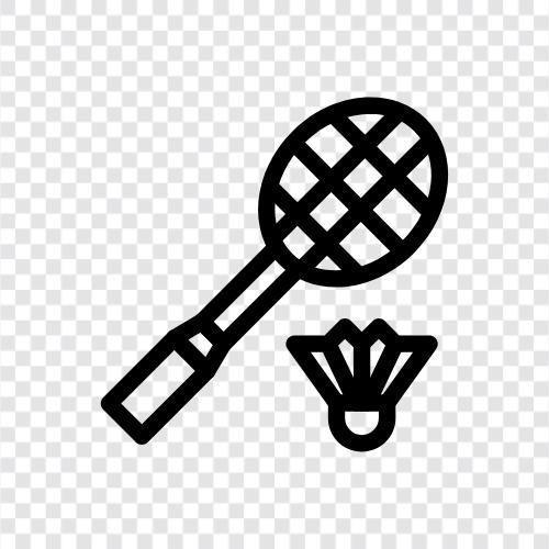 Badminton Racket, Racket Sports, Badminton Equipment, Racket Badminton icon svg