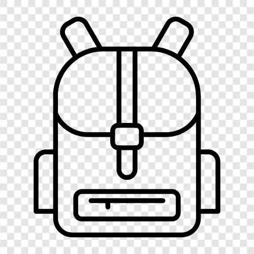 bag, backpack, backpacking, camping icon svg