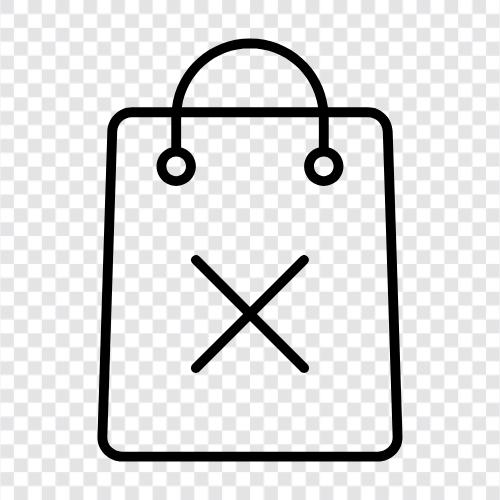 bag removal, grocery bag removal, reusable bag removal, bag removal services icon svg