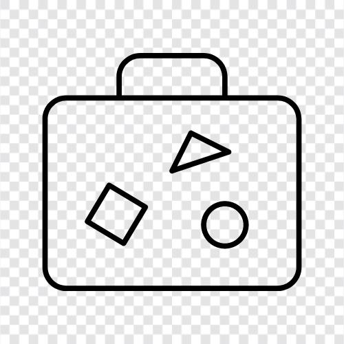 Tasche, Schultertasche, Reisetasche, Brieftasche symbol