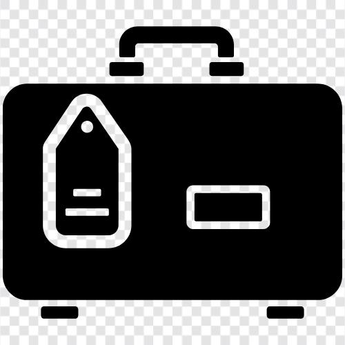 Gepäckanspruch, Gepäckabfertigung, Gepäckabfrage, Gepäcktransfer symbol