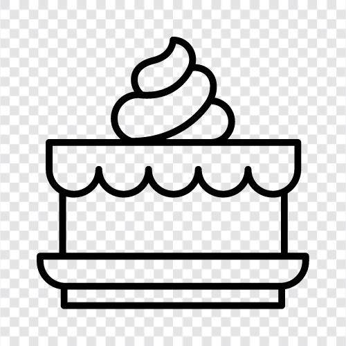 bake, cakewalk, cake mix, cake decorating icon svg