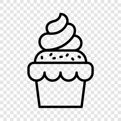 baker, cake, dessert, icing icon svg