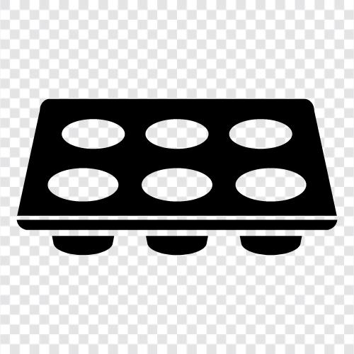 Backpfanne, Kuchenpfanne, Backblech, Backwerkzeuge symbol