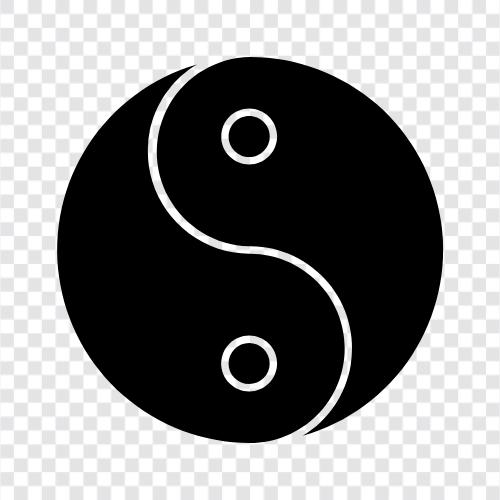 Gleichgewicht, Gegensätze, Komplementär, Harmonie symbol