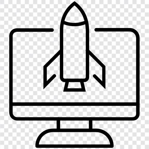 ballistic, ballistic missile, nuclear, nuclear missile icon svg