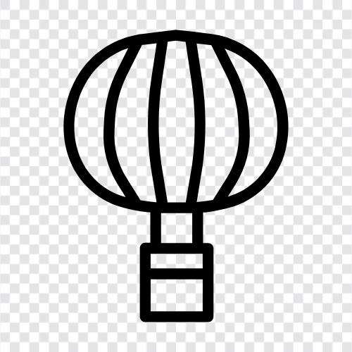 Balloon, Air, Travel, Adventure icon svg