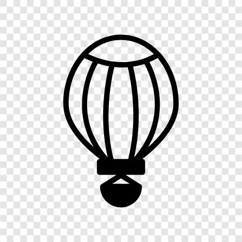 Balloon, Air, Travel, Adventure icon svg