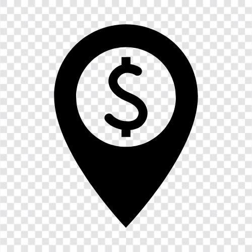 bank branches, bank hours, bank location map, bank location near me icon svg