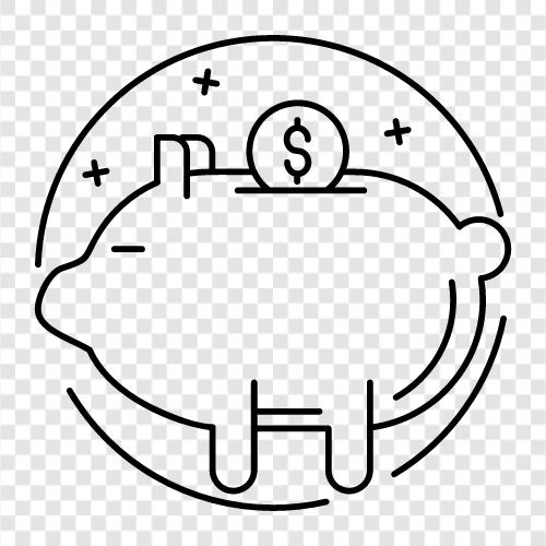 Bank, Konto, Sparen, Zertifikat symbol