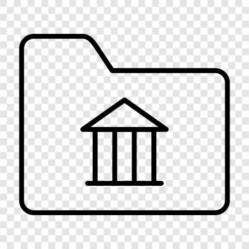 banking, bank, bank account, bank statement icon svg