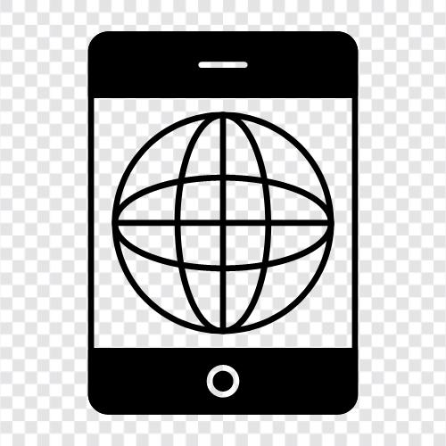 Banking on the Go, Banking mit Ihrem Telefon, Mobile Banking App, Mobile symbol