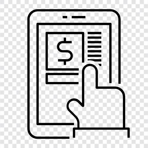 banking on the go, banking on the move, bank on the go, Mobile Banking icon svg