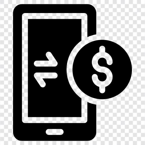 banking on the go, banking with your smartphone, banking with your iPad, Mobile Banking icon svg