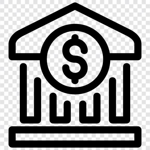 Bankruptcy, Banking, Credit Union, Deposit icon svg