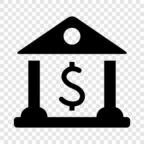 Banks, Financial Institution, Credit Union, Loans icon svg