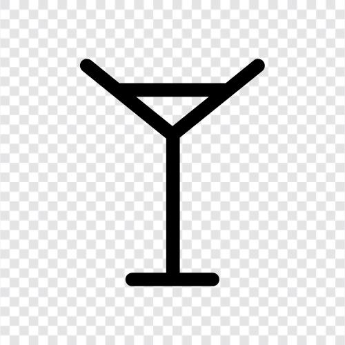 Bar Glass, Martini Glass, Rocks Glasses, Cocktail Glass icon svg