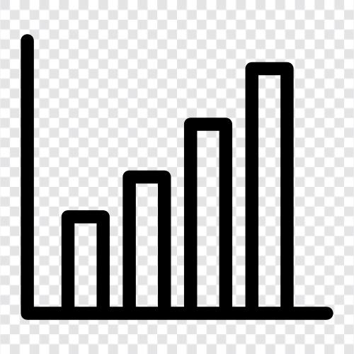 Данные графиков баров, тренды графиков, примеры графиков баров, программное обеспечение графиков штрихов Значок svg