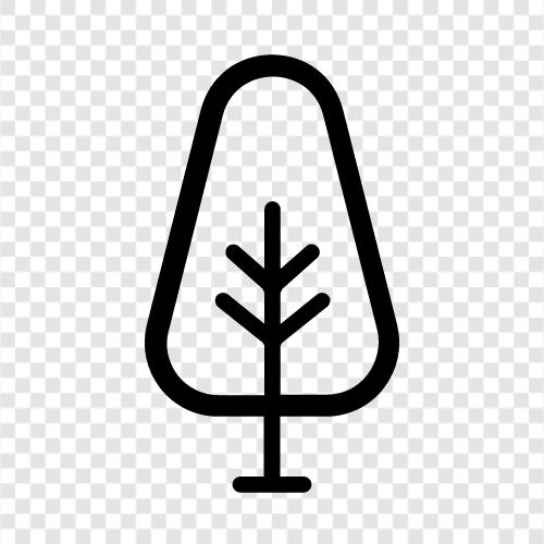 bark, leaves, branches, roots icon svg