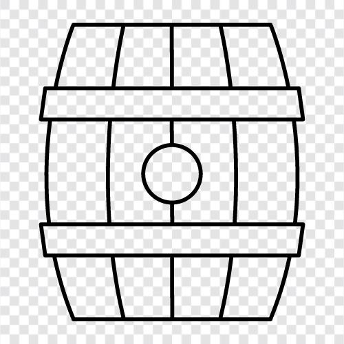 barrel barrel, barrel maker, barrel store, barrel stave icon svg