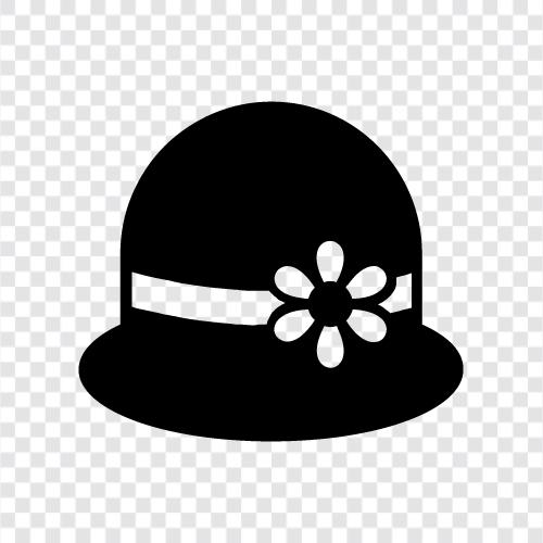 baseball cap, fedora, beanie, cowboy hat icon svg