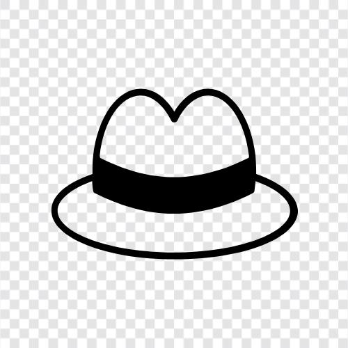 beyzbol, cowboy, fedora, cowboy şapka ikon svg