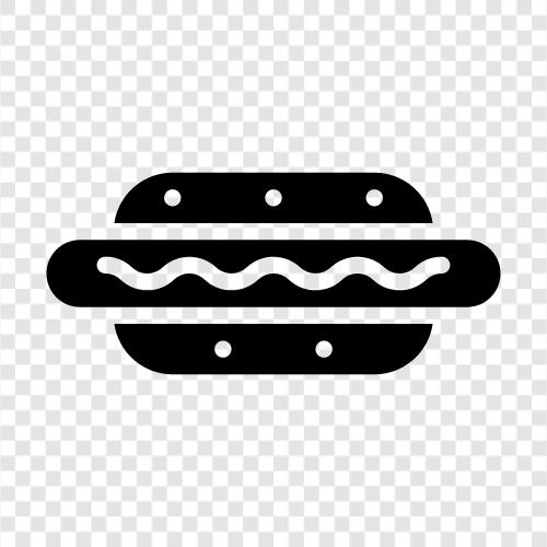 baseball, sausage, wiener, frankfurter icon svg