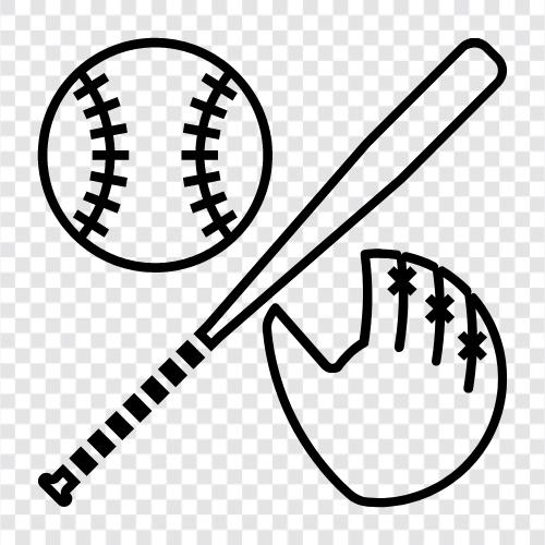 baseball gloves, baseball bats, baseballs, baseballs gloves icon svg