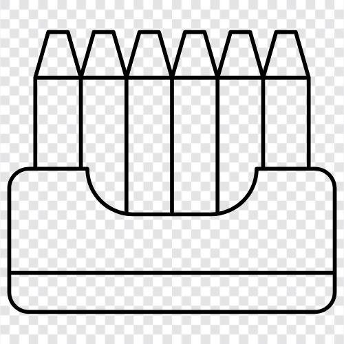 temel renkler kalemler, çocuklar için renkli kalemler, birincil renkler kalemler, renkli kalemler ikon svg