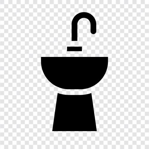 basin, wash basin, kitchen basin, bathroom basin icon svg