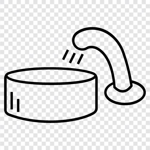 basin, lavatory, bathroom, sink icon svg